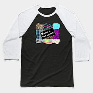 Love is patchwork Baseball T-Shirt